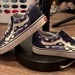 Vans Original Blue Flames (Checkerboard) USED